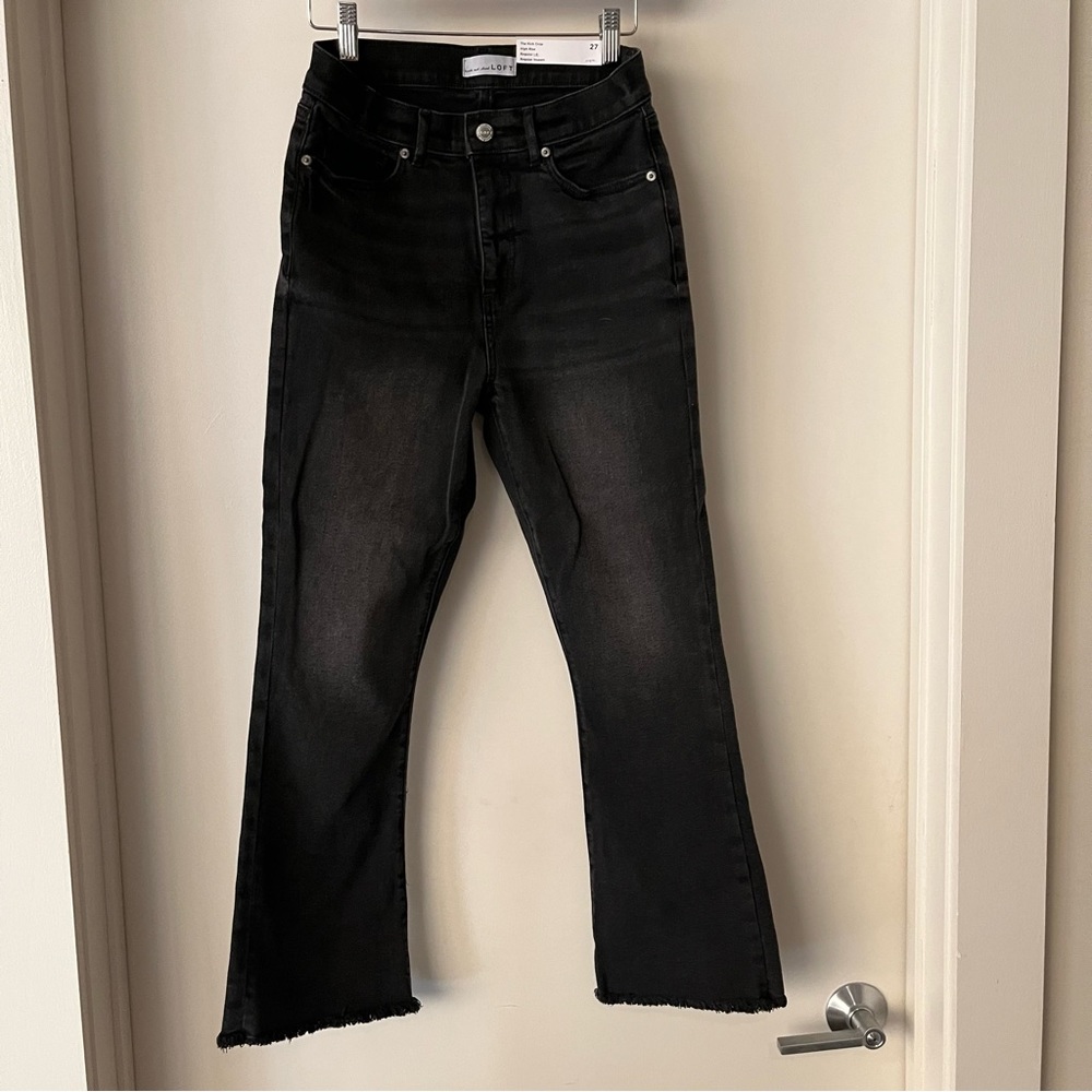 Loft High Rise Cropped Jeans - Picture 2 of 4